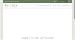 Desktop Screenshot of forestlawnflowershop.com